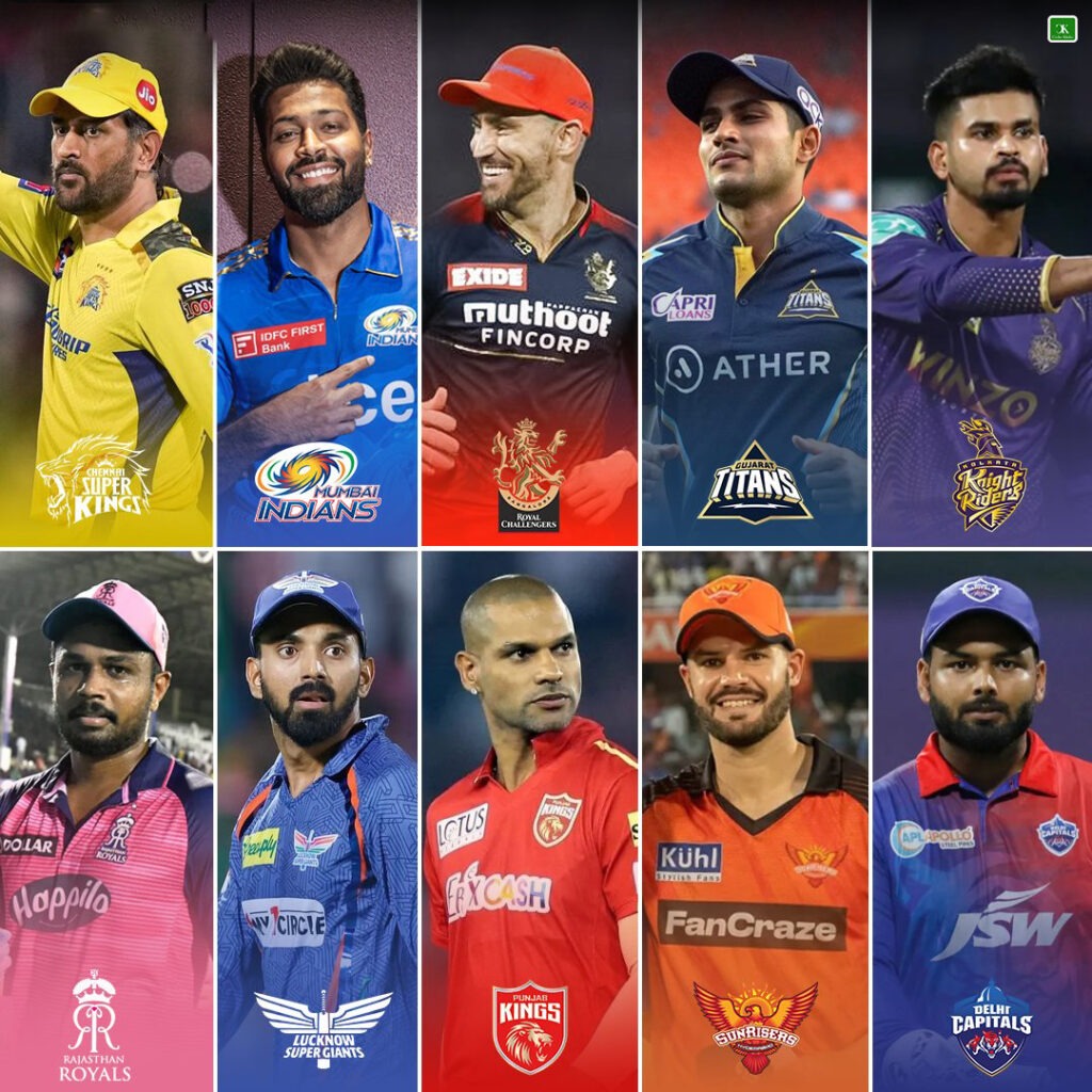 इस आईपीएल 2024 सीजन 17 के 10 टीमों के कप्तान इस प्रकार हैं।