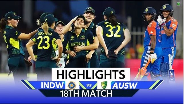 Australia women vs India women